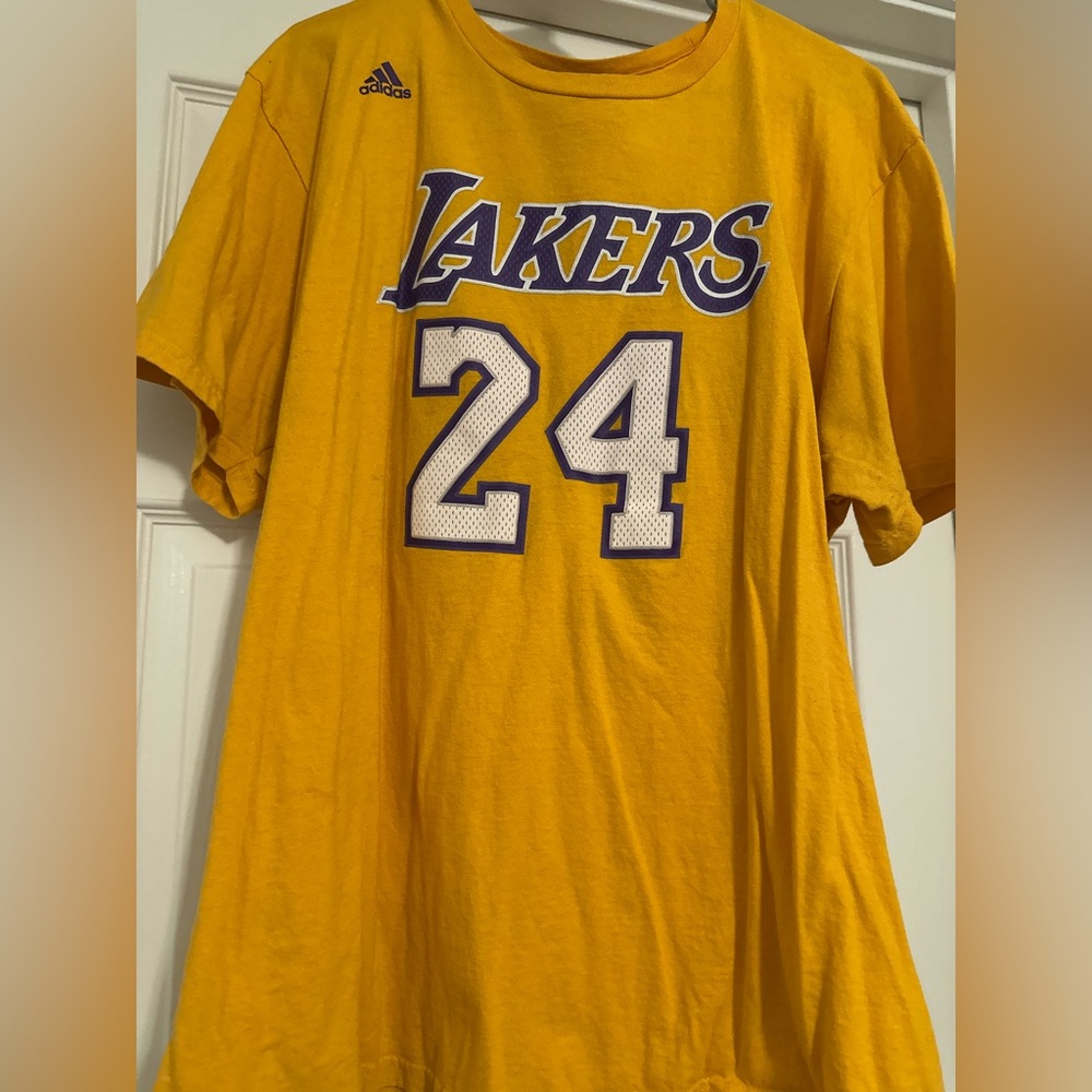 Adidas Gold Lakers Kobe Bryant Tee